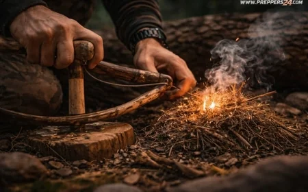 Survival Fire Techniques: How to Start a Fire Without Matches